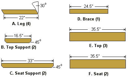 Picnic Table Plans