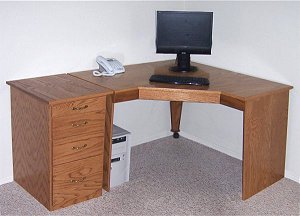 Wood - Computer Desk Plans | How To build an Easy DIY ...
