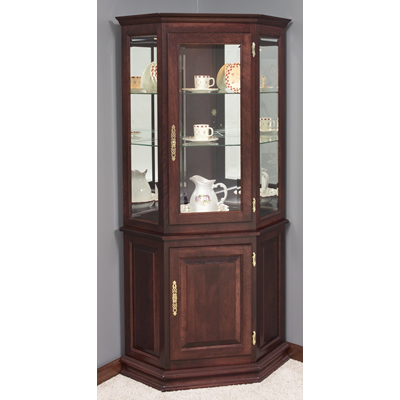 Corner Curio Cabinet Plans