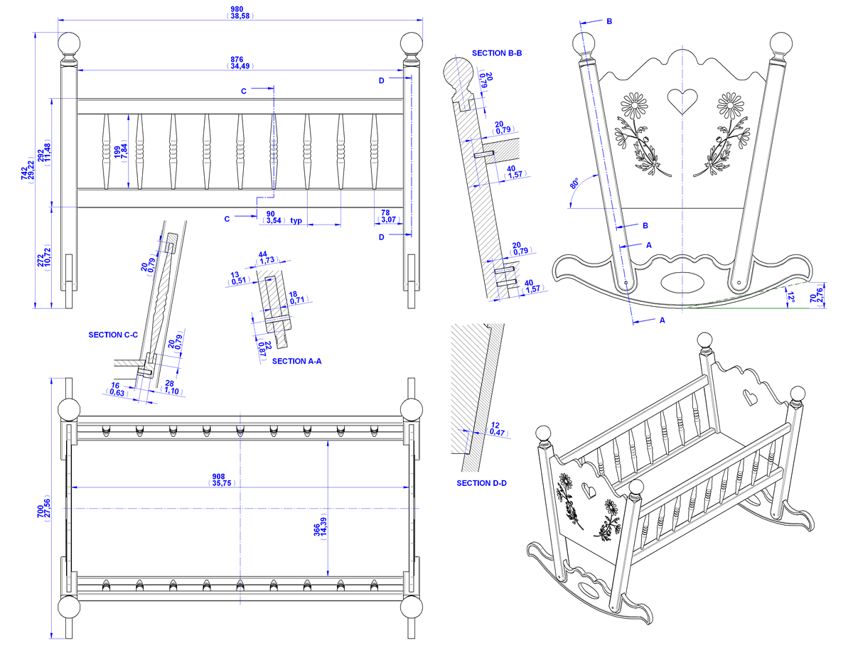 Baby Cradle Plans