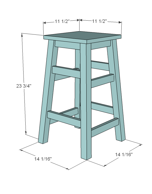 Wood - Diy Bar Stool Plans | How To build an Easy DIY Woodworking 