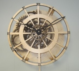 Wooden Gear Clock Plans PDF