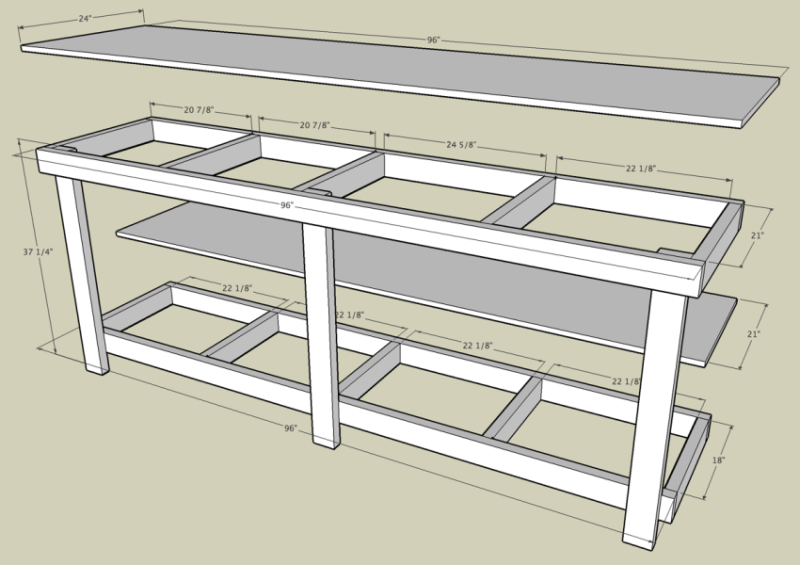 Garage Workbench Plans