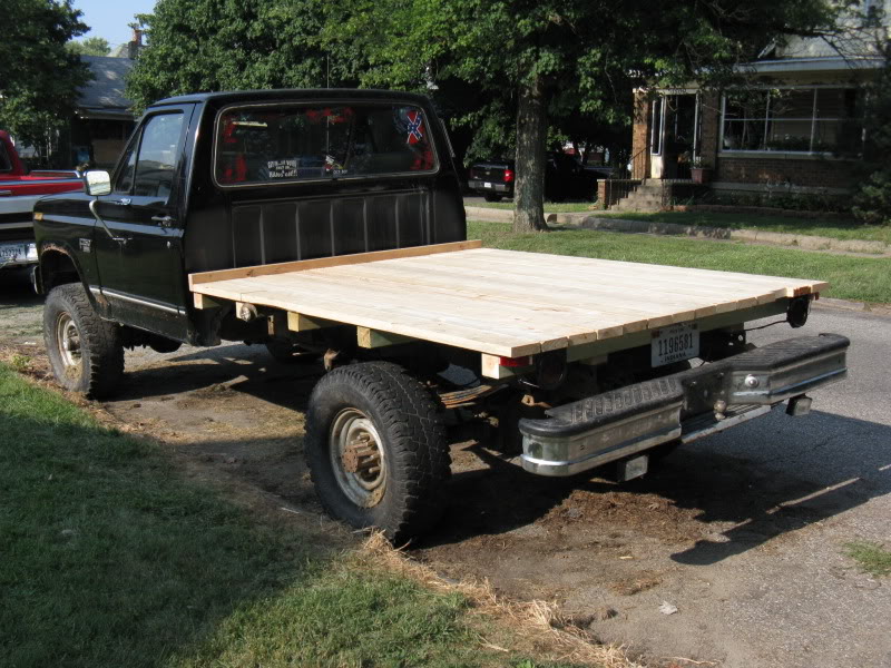 Diy Truck Flatbed Homemade Flatbed Questions Nc4x4 Pickup Truck