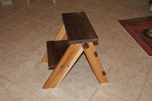 Folding Wooden Step Stool Plans