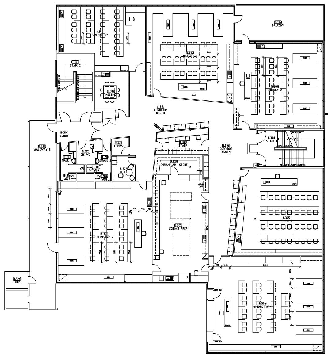 Floor Plan with Furniture