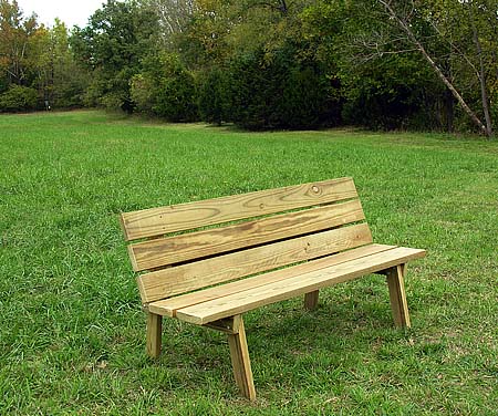 Wood Park Bench Plans - Easy DIY Woodworking Projects Step by Step How 