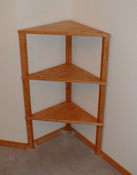 Corner Wood Shelves Projects