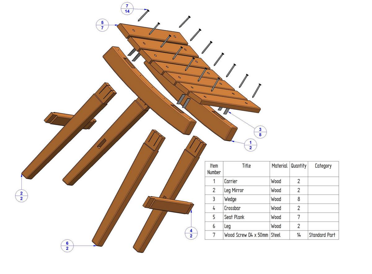 Wood Footstool Plans