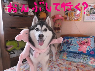 おんぶして行く?