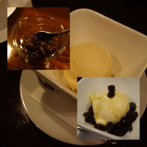 ラム酒風味のアイスクリーム