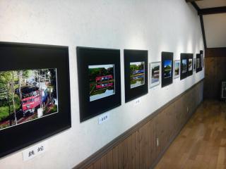 郡山・出張専門足ツボ足もみ士_たけろぐ_三人展にてお世話になった橋本さんのSL写真。名作で凄い迫力の写真!