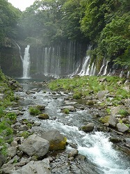 8_16静岡県　白糸の滝