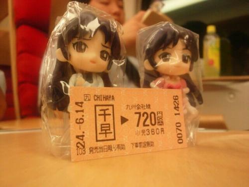 アニメ 聖地巡礼 千早駅