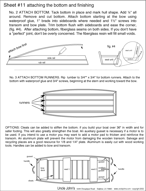 Free Plans On Wood Jon Boats How To and DIY Building ...