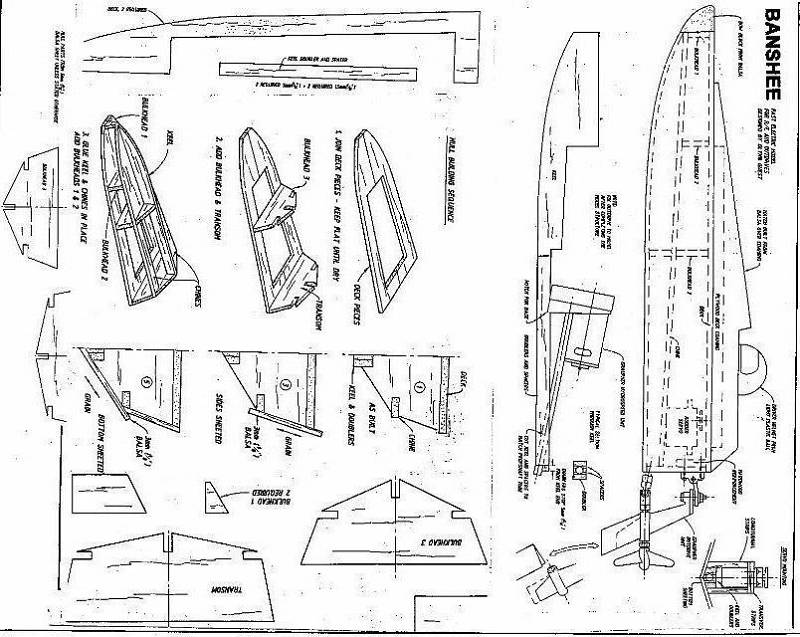 electric rc boat kits