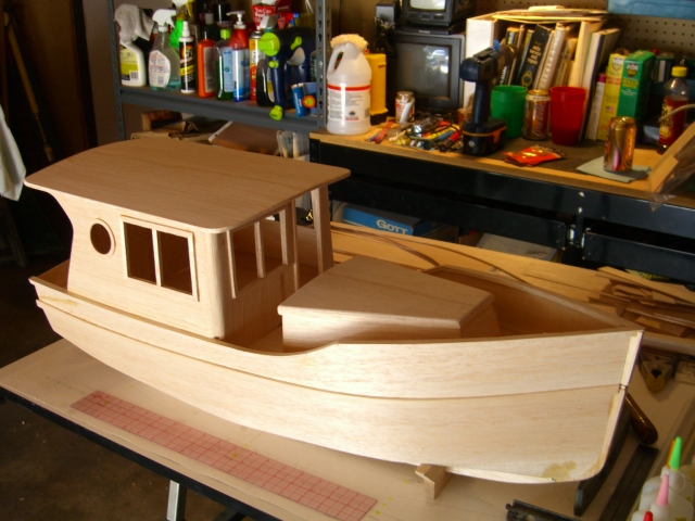 Sailboat In Balsa Wood