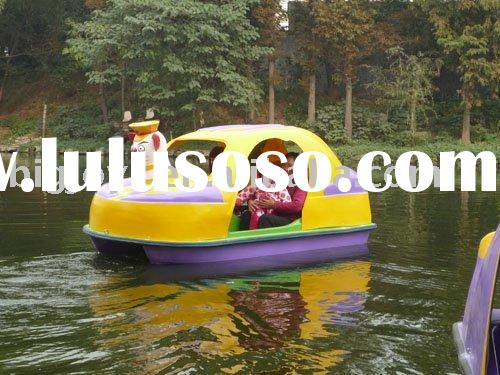 Wooden Paddle Boat For Kids