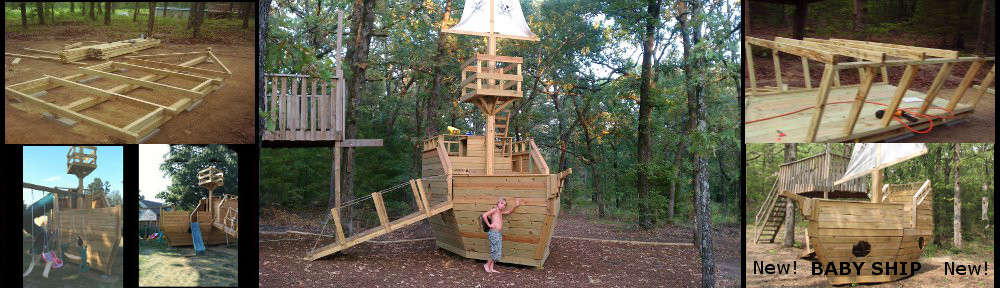 pirate ship outdoor playhouse