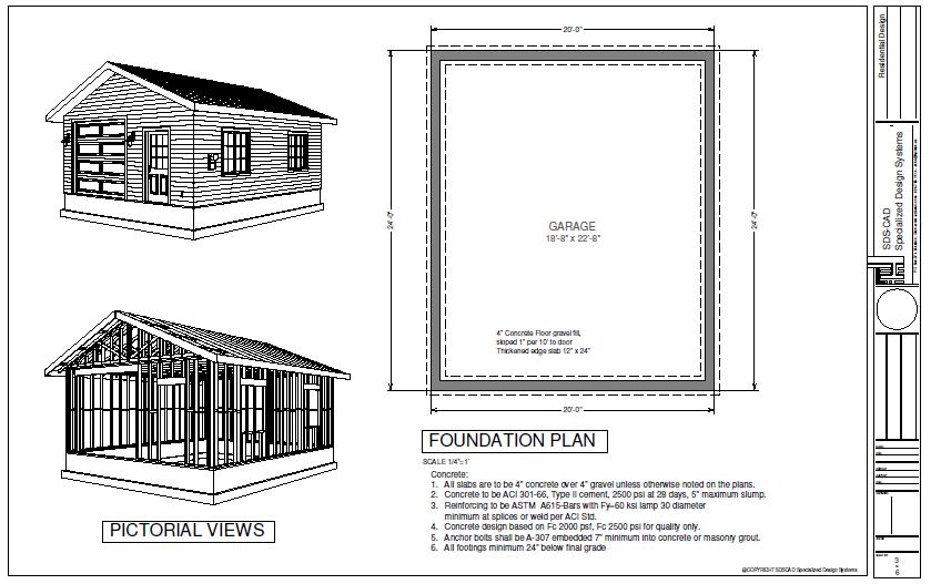 20 X 24 Shed Plans How to Build DIY by ...