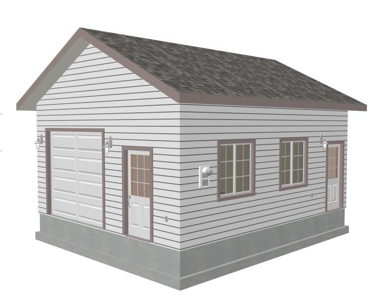 20 X 24 Shed Plans How to Build DIY by 