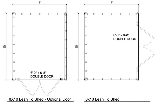12x16 storage shed plans package, blueprints, material