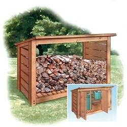 Firewood Storage Lean To How to Build DIY by 