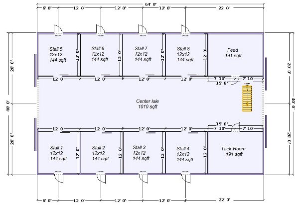 Horse Stable Plans Free How to Build DIY by 