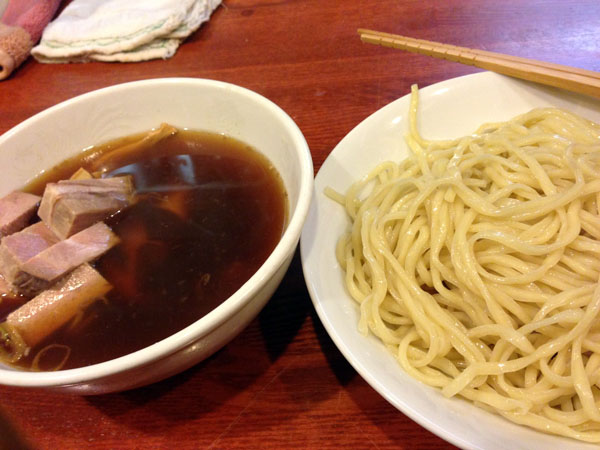 めん弥の醤油つけ麺