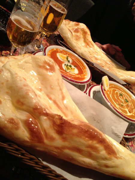 吉祥寺シタルのチキンカレーとキーマカレー