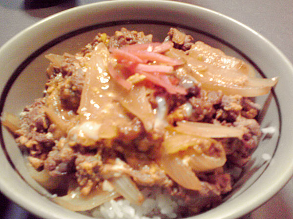 牛とじ丼