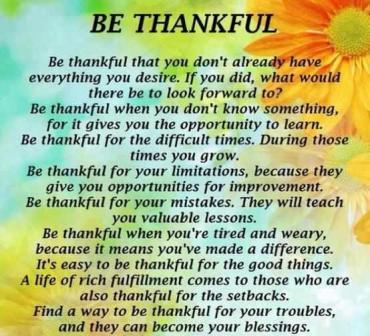 be thankful that you dont already have