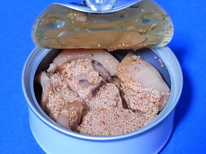 缶つま 玄界灘呼子沖 いか明太(開封)