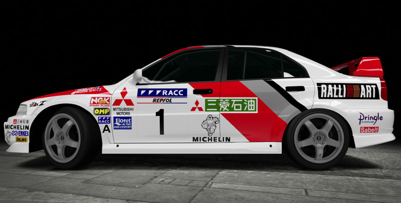 FORZA4レプリカ LANCER EVOLUTION Ⅳ 1997 WRC Catalunya FORZA4レプリカ LANCER EVOLUTION Ⅳ 1997 WRC Catalunya