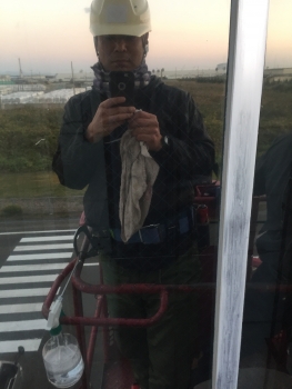 掃除中
