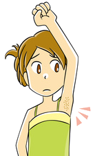 ムダ毛を気にする女性