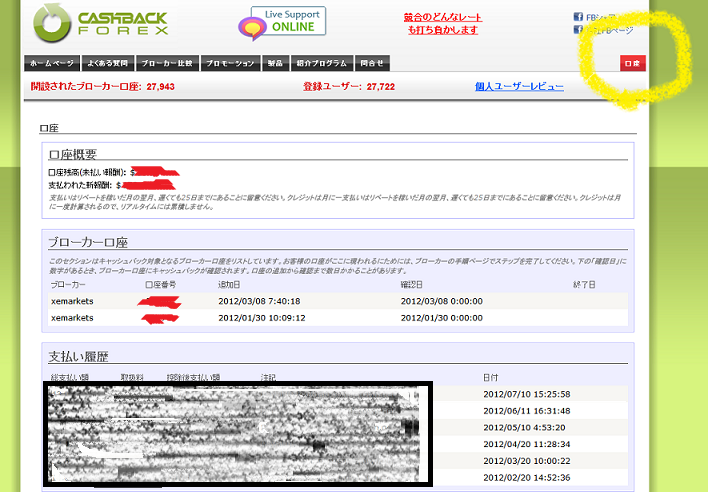 Cashbackforex xemarkets