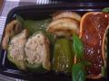 20120919肉詰めピーマンと蓮根