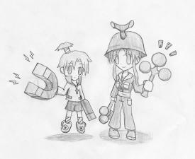 ものまねポーズ