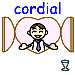 英単語イラスト cordial