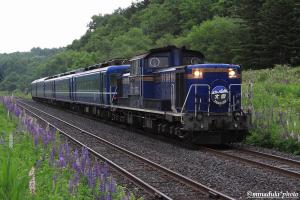 9512レ北海道一周「大雪号」 石北本線 奥白滝(信)