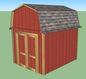 the shedplan: gambrel shed plans 8x10