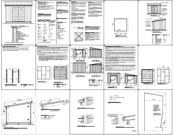 Free 12x12 Shed Blueprints How to Build DIY Blueprints pdf Download ...