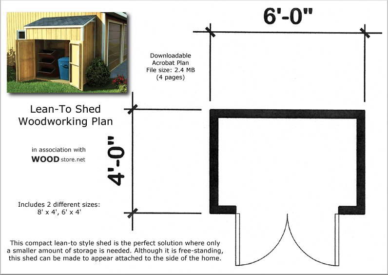 Free Lean To Shed Plans Diy How to Build DIY Blueprints pdf Download ...