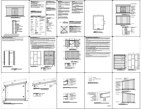Lean Shed Plans Free Pdf How to Build DIY Blueprints pdf 