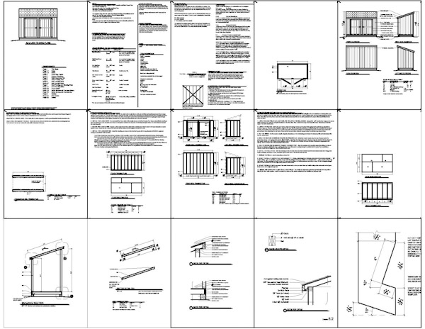 truss: saltbox shed plans - page 8