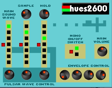 【hues2600】アタリ2600の音色を模写した音源【VSTi】