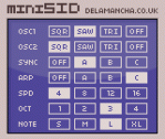 【miniSID】レトロPC「コモドール64」の音源を再現した簡易的なシンセ【VSTi】