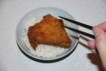 kfcチキンと飯
