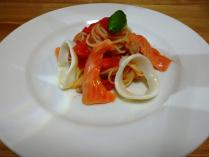 トマトの冷製パスタ